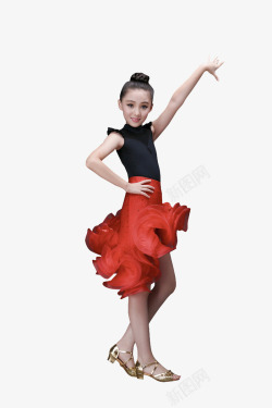 蹈儿童跳拉丁舞高清图片