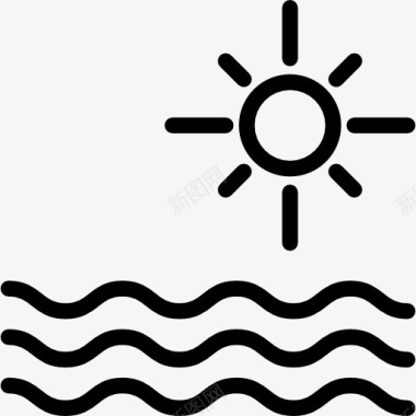 海和Sun图标图标