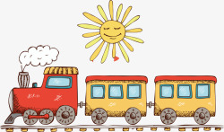 火箭玩具卡通可爱婴儿玩具小火车高清图片
