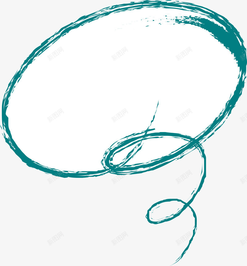 蓝色对话框png免抠素材_新图网 https://ixintu.com 信息爆炸 卡通风格 气泡 气球 流行艺术 漫画 爆炸 艺术 语音泡泡