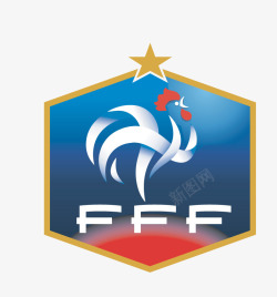 法国足球队队徽法国足球队矢量图图标高清图片