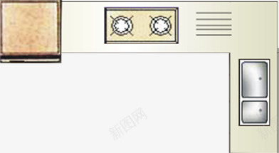 厨房平面户型png免抠素材_新图网 https://ixintu.com 厨房 平面 户型 设计