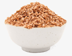 一碗香碰碰的红米饭素材