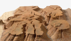 岩层干旱沙漠地区高清图片