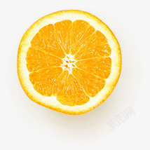 切成片的橙子香橙片高清图片