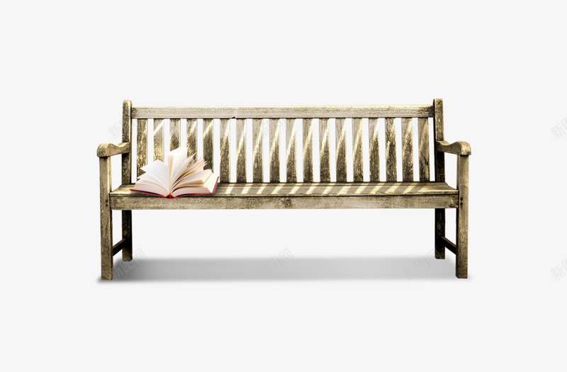 木头长椅png免抠素材_新图网 https://ixintu.com 书本 木椅 椅子 翻开的书本 长椅