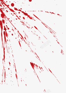 红色血液污渍血迹高清图片