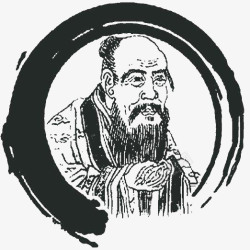 儒家孔子像素材