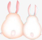 可爱手绘小兔子白底图png免抠素材_新图网 https://ixintu.com 兔子 兔子简笔画 可爱