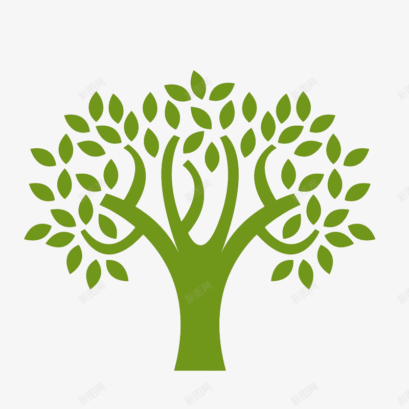 树木png免抠素材_新图网 https://ixintu.com T恤设计图案 健康 树叶 树木 矢量图案 绿色环保