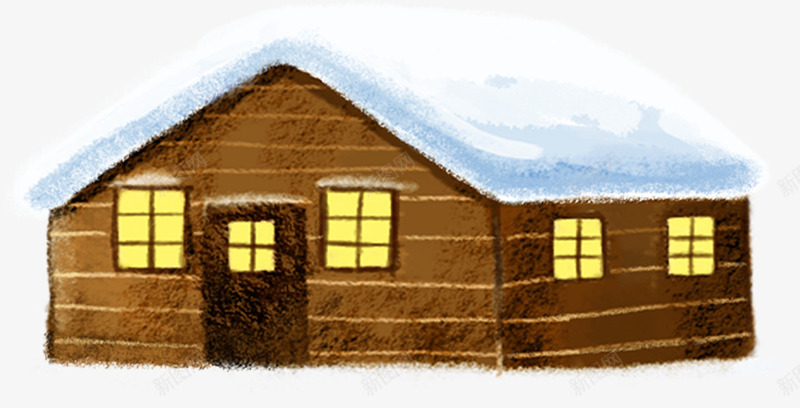 创意合成小房子合成雪天png免抠素材_新图网 https://ixintu.com 创意 合成 房子 雪天