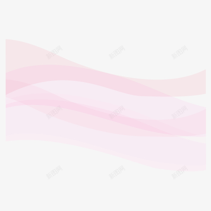 粉色透明飘带png免抠素材_新图网 https://ixintu.com 丝带 浪漫 甜美 粉色透明飘带 织带