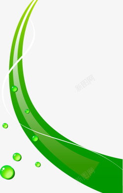 流线条纹绿色条纹高清图片