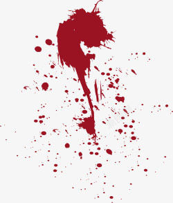 红色血液污渍红色飞溅血液高清图片