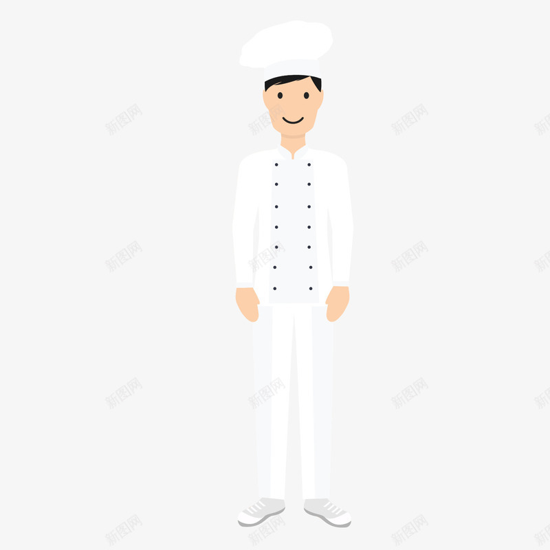 穿白色服装的厨师职业规划png免抠素材_新图网 https://ixintu.com 厨师 服装 穿白色 职业 职业发展 规划