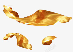 金色大气丝绸素材
