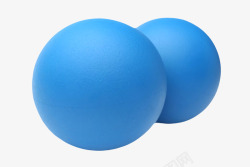 恢复弹性蓝色塑性瑜伽球橡胶制品实物高清图片