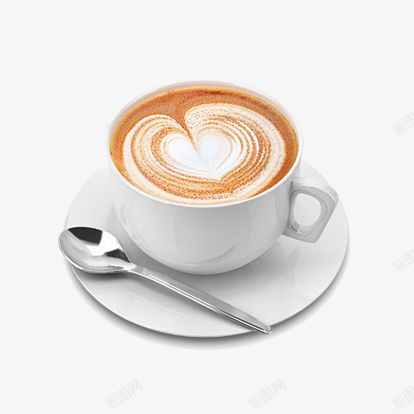 白色杯子心形咖啡png免抠素材_新图网 https://ixintu.com png素材 咖啡 心形 杯子 白色