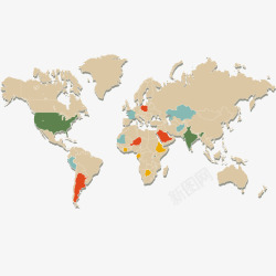 地图排版地球地图高清图片