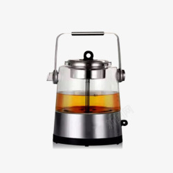 煮茶器陶瓷茶壶养生壶蒸茶壶煮茶器玻璃电茶壶高清图片