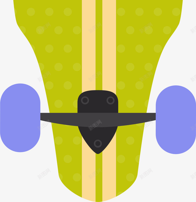 绿色花纹创意滑板png免抠素材_新图网 https://ixintu.com 6月21日 世界滑板日 创意滑板 嘻哈风 扁平滑板 流行 绿色滑板 街头
