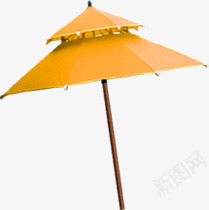 橙色太阳伞沙滩海边木板告示牌设png免抠素材_新图网 https://ixintu.com 告示牌 木板 橙色 沙滩 海边 设计 阳伞