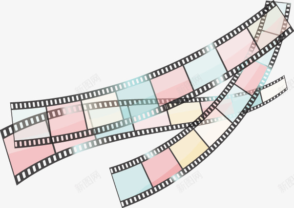 电影胶卷矢量图ai免抠素材_新图网 https://ixintu.com 电影 相框 胶卷 边框 矢量图