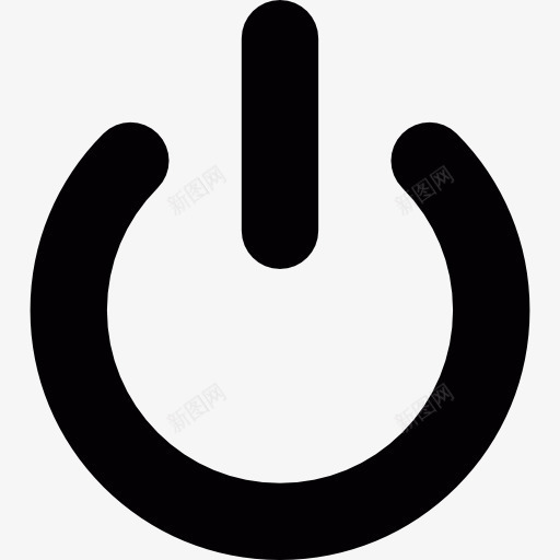 电源按钮图标png_新图网 https://ixintu.com 关闭 开关 打开 技术