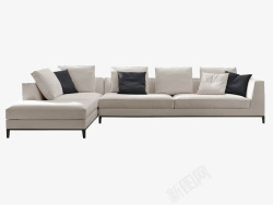 布艺沙发免抠PNG元素沙发套装高清图片