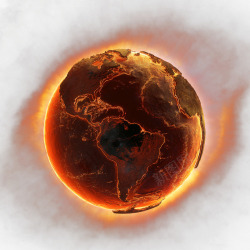 太阳照射地球火焰地球高清图片