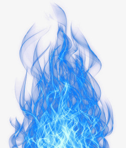 合成创意蓝色的火焰造型素材