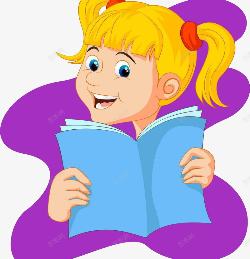 读书的女孩png免抠素材_新图网 https://ixintu.com 书本 女生 学习 说话 说话的人