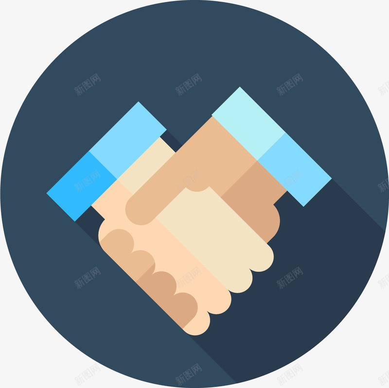 商务合作图标png_新图网 https://ixintu.com 卡通图标 合作伙伴 商业伙伴 商务合作 商务谈判 握手ico 握手icon 握手合作 达成协议