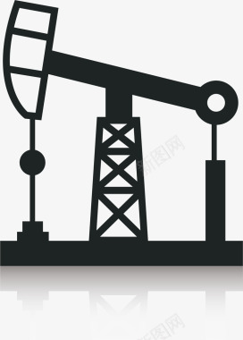 石油开采井架图标图标