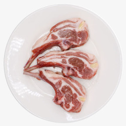 法式羊排美味食材羊肉高清图片