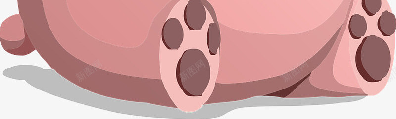 粉色的母猪png免抠素材_新图网 https://ixintu.com 卡通 布娃娃 母猪 粉色
