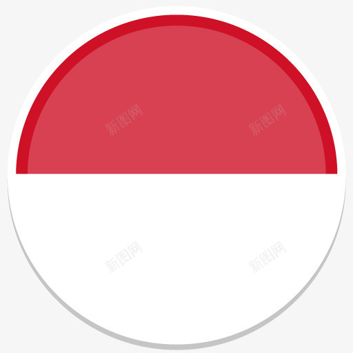 印尼平圆世界国旗图标集png_新图网 https://ixintu.com indonesia 印尼