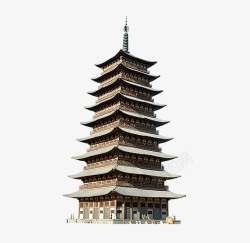 原子塔建筑中国古代建筑塔高清图片