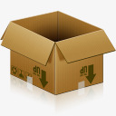 纸质包装盒子图标png免抠素材_新图网 https://ixintu.com 纸质包装盒子图标