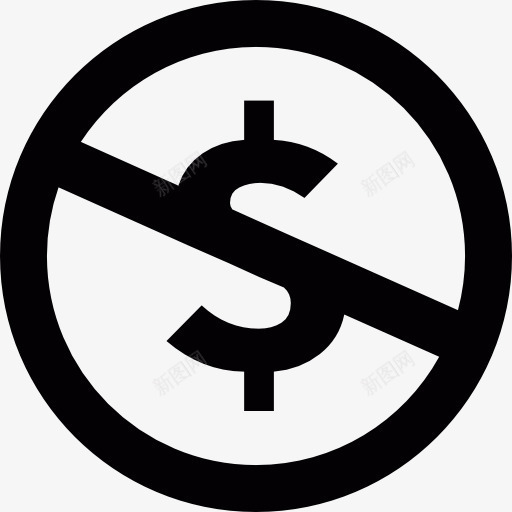 没有钱接受图标png_新图网 https://ixintu.com 外汇 货币 钱的迹象