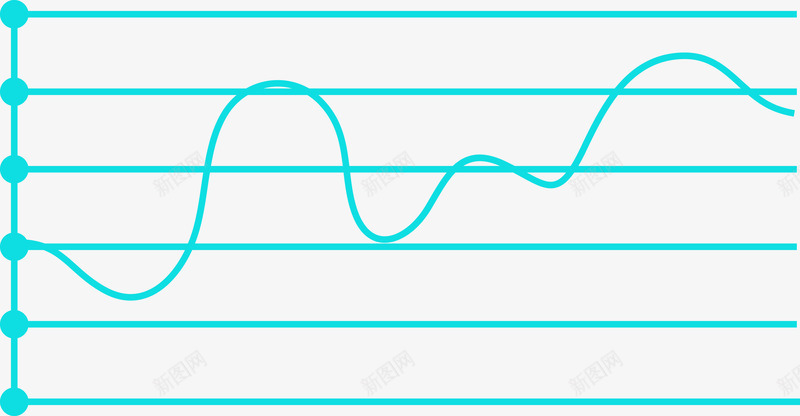 蓝色曲线png免抠素材_新图网 https://ixintu.com 折线 曲线图 矢量股票走势图 线条 股票 股票曲线图 蓝色 走势图