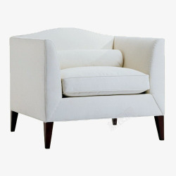 白色的沙发沙发椅子图案沙发椅图标高清图片
