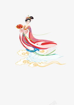嫦娥奔月素材