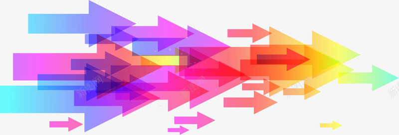 缤纷抽象炫彩箭头矢量图ai免抠素材_新图网 https://ixintu.com 抽象 炫彩 箭头 缤纷 矢量图