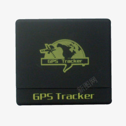 GPS导航系统黑色方形gps定位器高清图片
