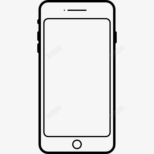 iPhone图标png_新图网 https://ixintu.com iPad 公司 多媒体设备 智能手机 电脑 苹果iPhone