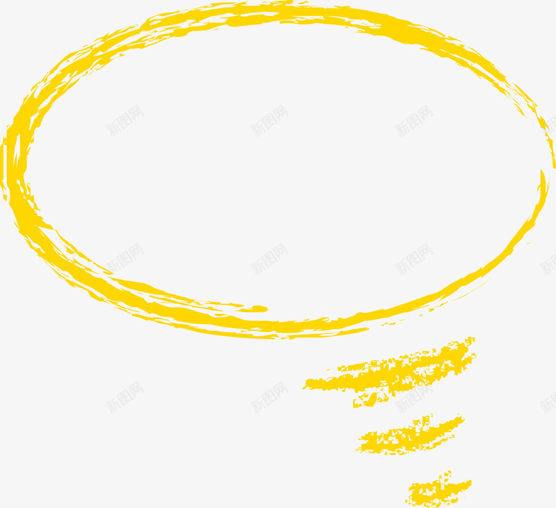 黄色对话框png免抠素材_新图网 https://ixintu.com 信息爆炸 卡通风格 气泡 气球 流行艺术 漫画 爆炸 艺术 语音泡泡