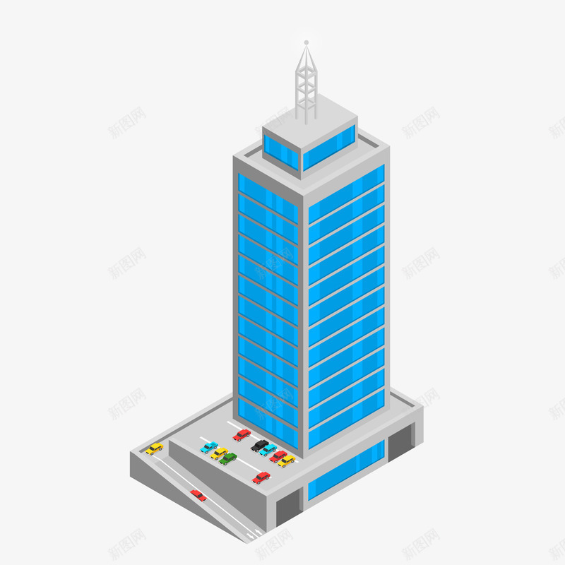 卡通立体建筑物矢量图ai免抠素材_新图网 https://ixintu.com 卡通 建筑物设计 房屋设计 立体 高楼大厦 矢量图