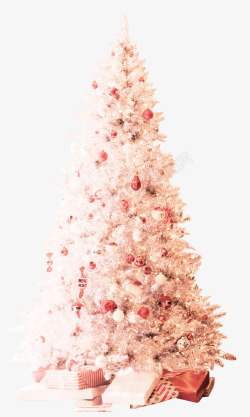 圣诞树创意素材粉色创意圣诞树高清图片