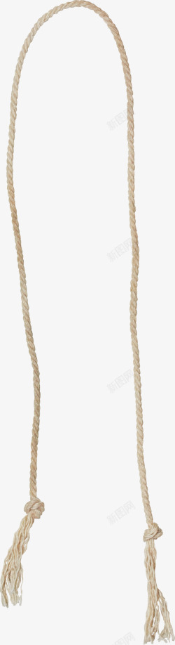 漂亮的绳子漂亮棕色麻绳高清图片